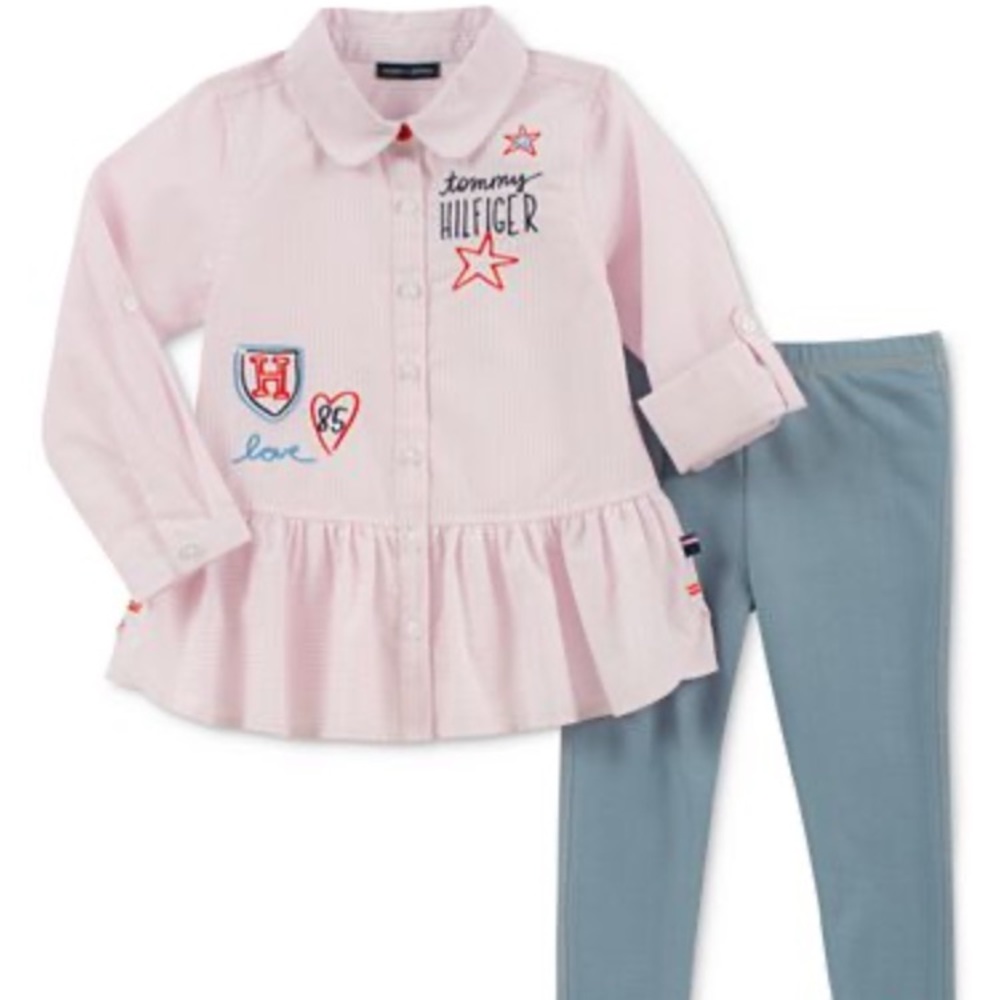 Tommy Hilfiger Toddler Girls 2-Pc.